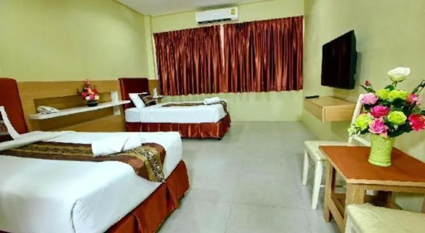 Bed in The Pine Resort