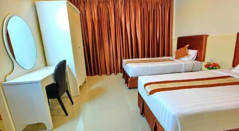 Bed in The Pine Resort