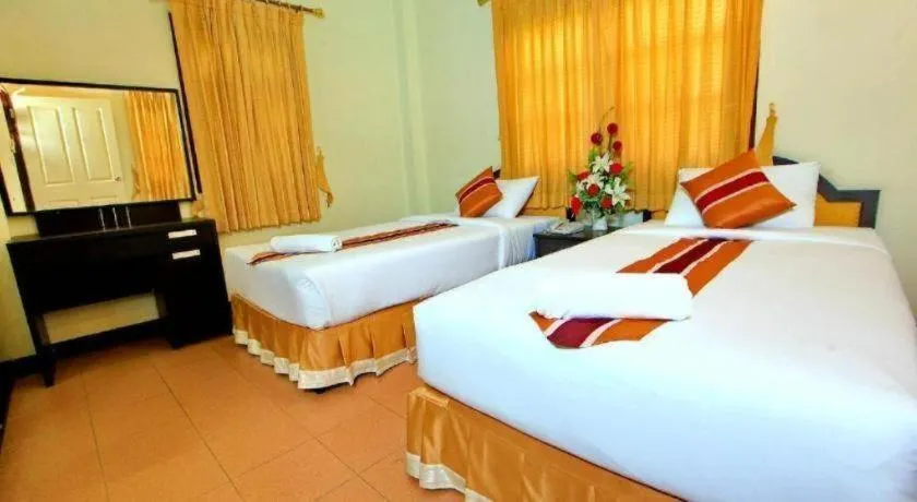 Bed in The Pine Resort