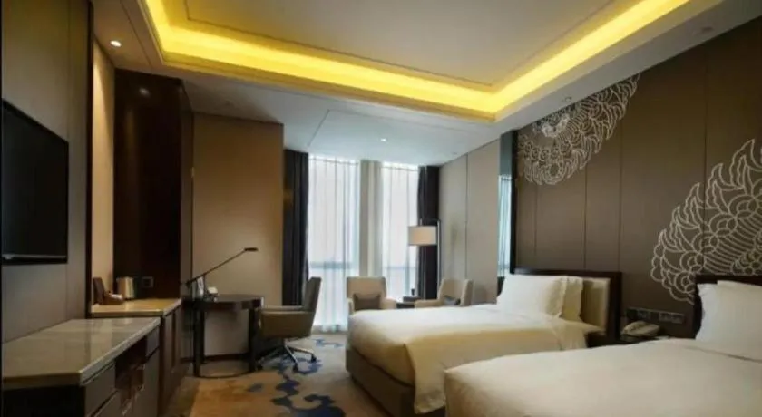 Bed in Beijing Grand Skylight International Hotel