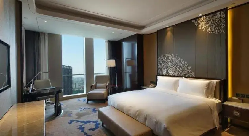 Bed in Beijing Grand Skylight International Hotel Bed in Beijing Grand Skylight International Hotel
