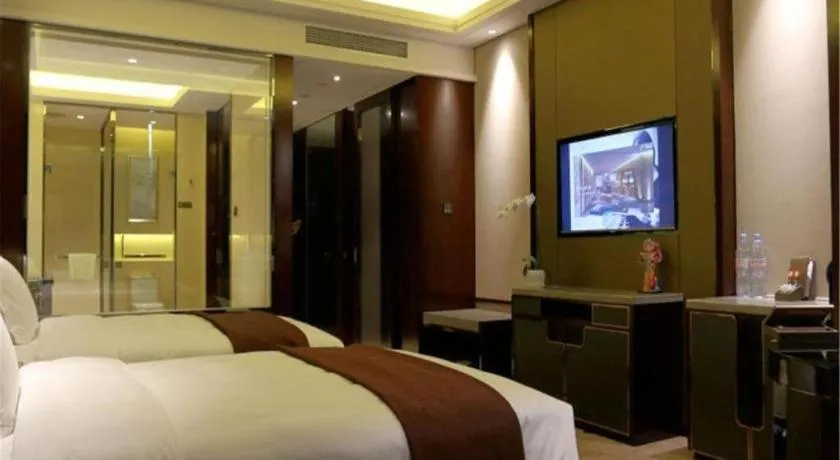 Bed in Beijing Grand Skylight International Hotel