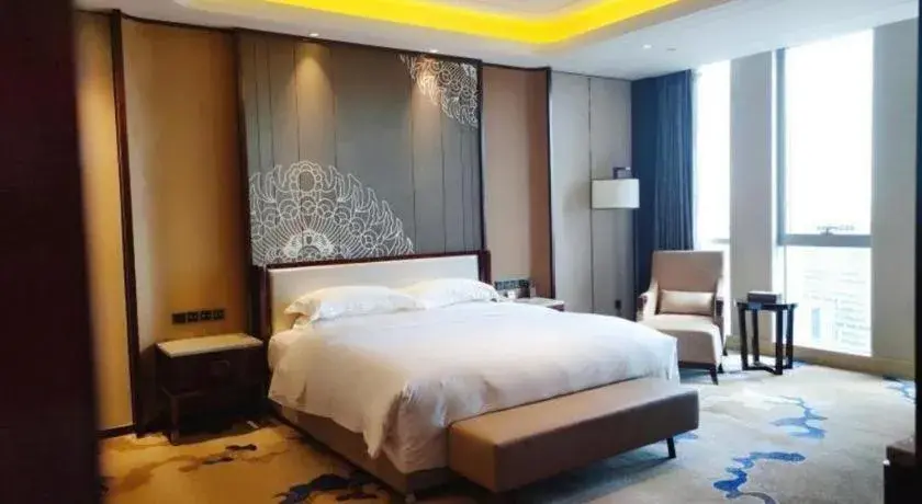 Bed in Beijing Grand Skylight International Hotel Bed in Beijing Grand Skylight International Hotel