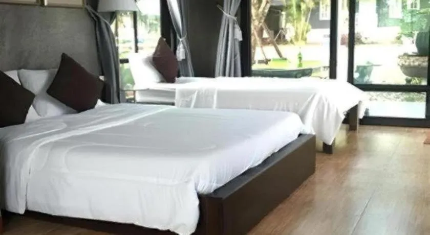 Bed in Ban Noi Resort Phrae