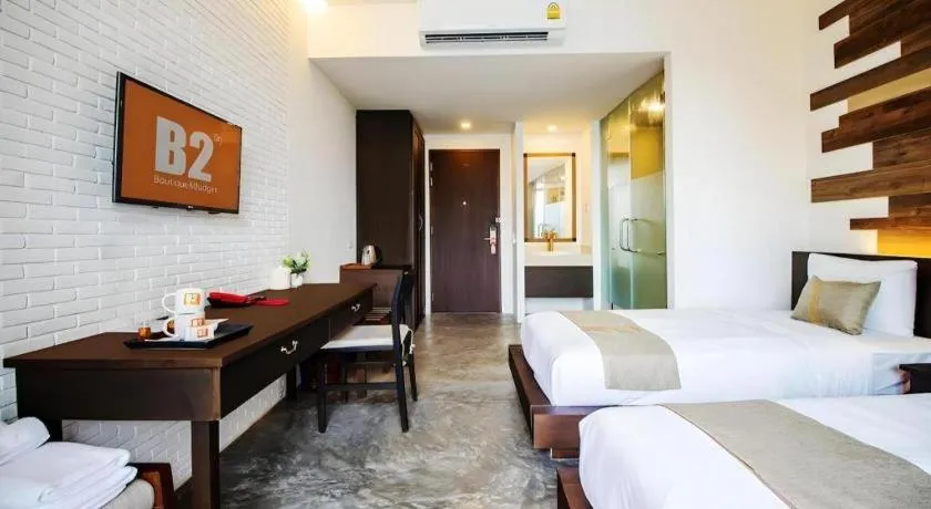 Bed in B2 Pai Premier Resort