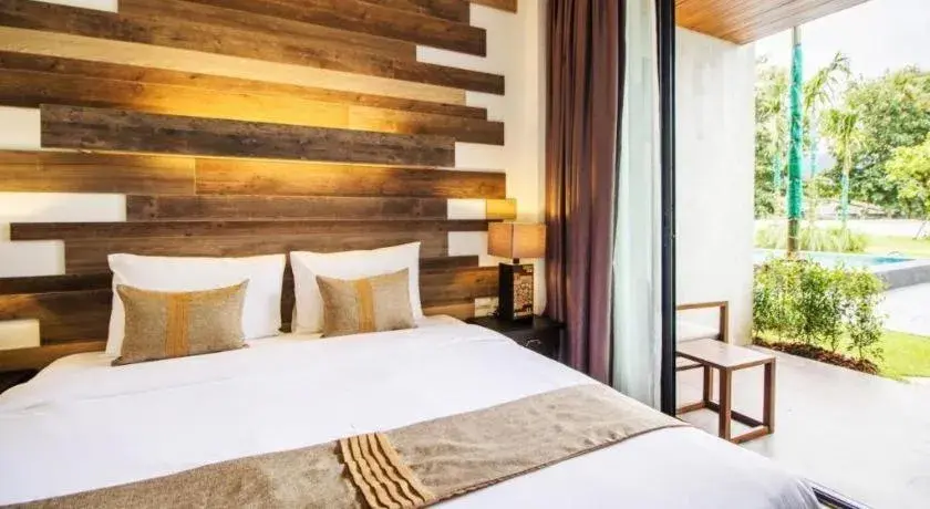 Bed in B2 Pai Premier Resort Bed in B2 Pai Premier Resort