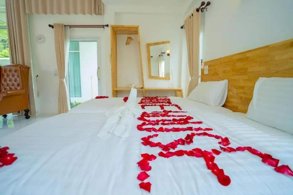 Bed in The White House Boutique Resort