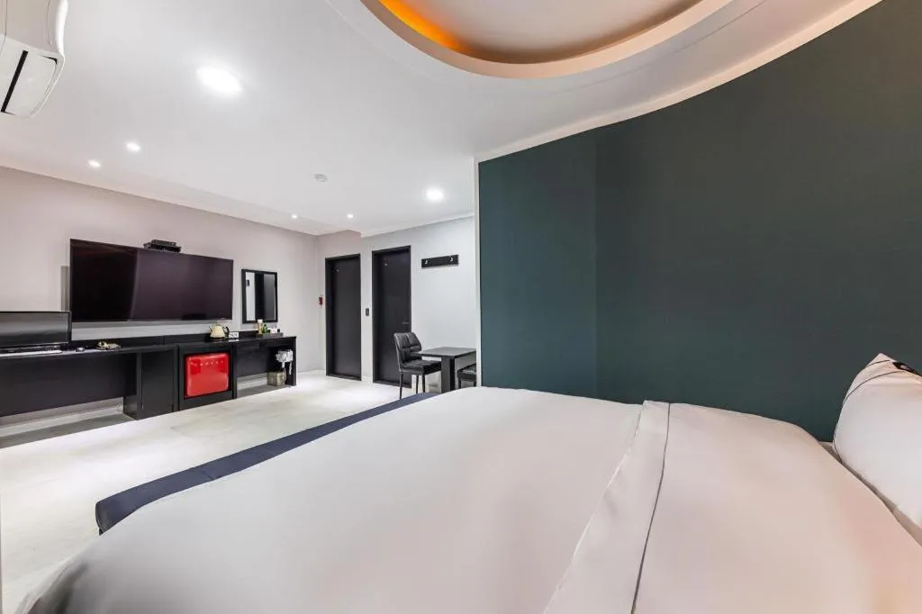 Bed in Hotel Primo Daejeon