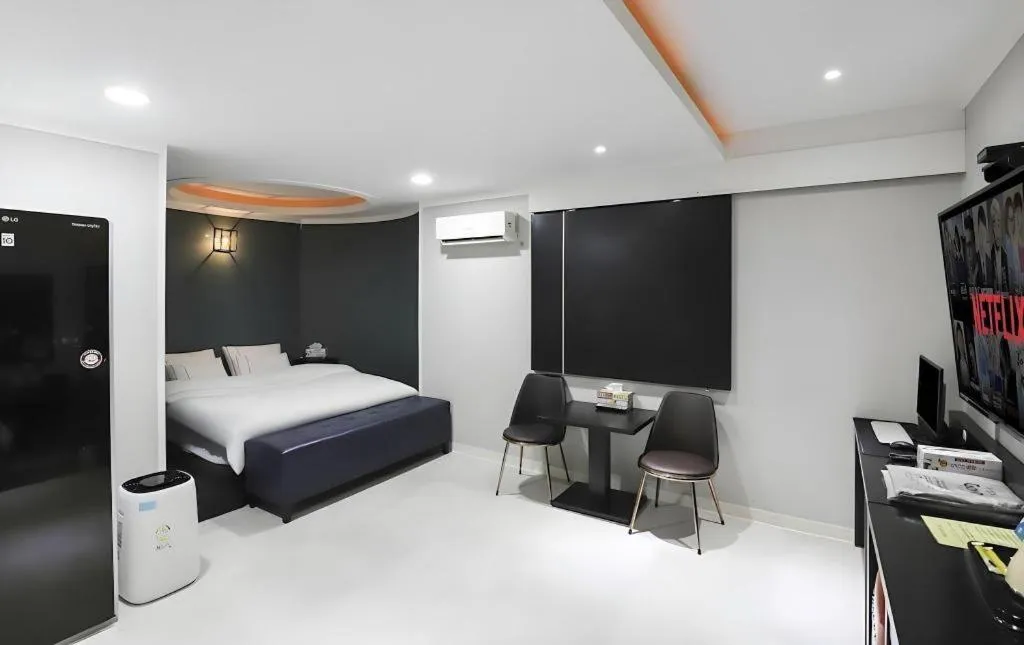 Bed in Hotel Primo Daejeon