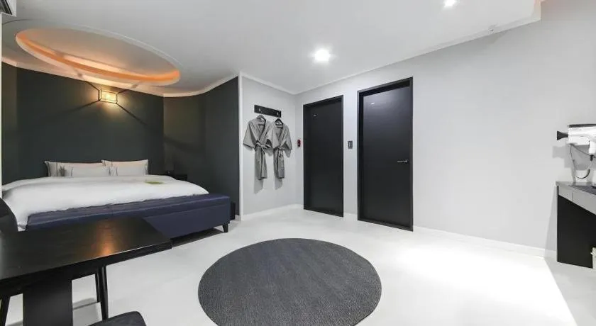 Bed in Hotel Primo Daejeon