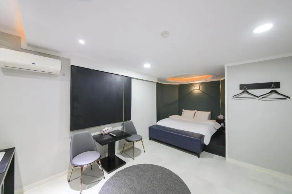 Bed in Hotel Primo Daejeon