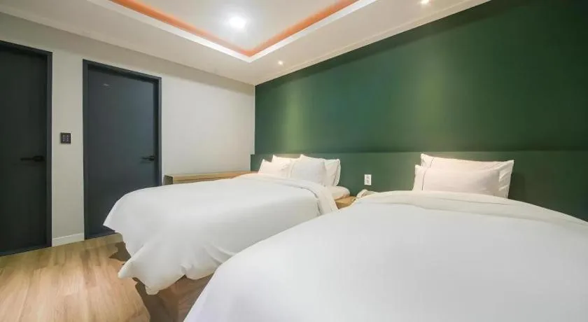 Bed in Hotel Primo Daejeon