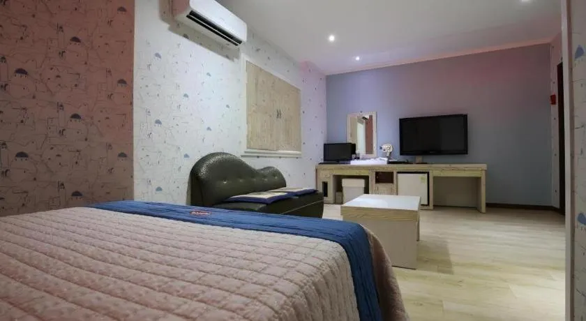 Bed in Hotel Primo Daejeon