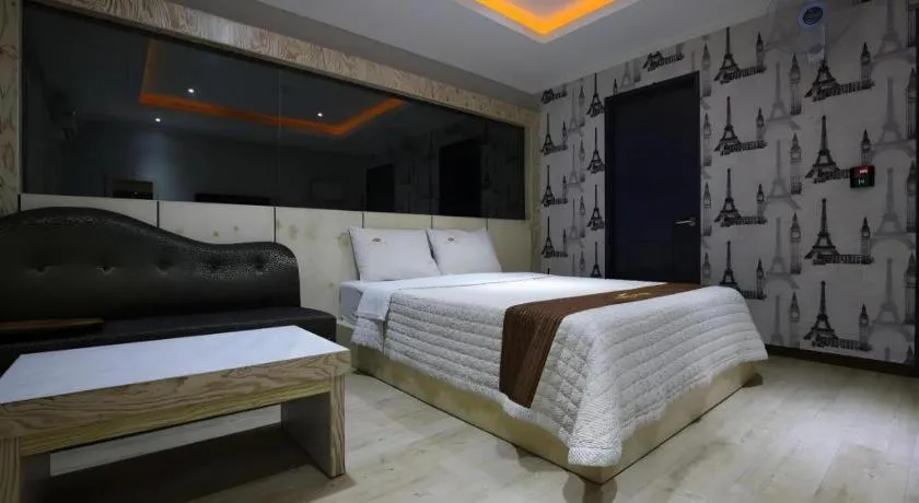 Bed in Hotel Primo Daejeon