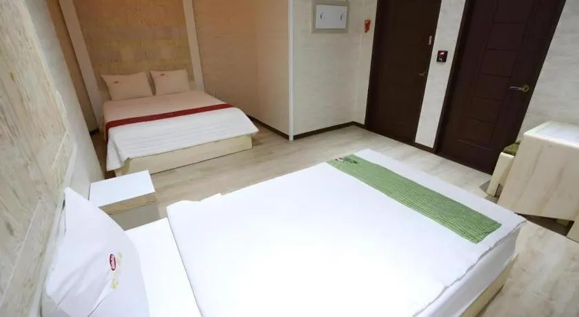 Bed in Hotel Primo Daejeon