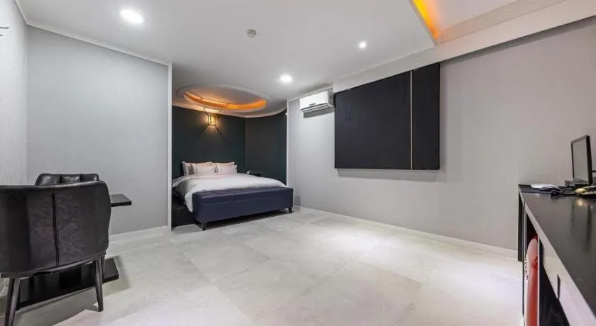 Bed in Hotel Primo Daejeon