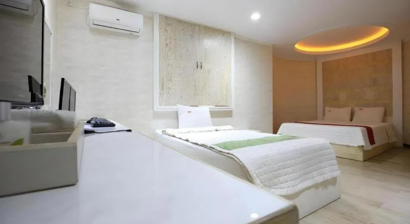 Bed in Hotel Primo Daejeon