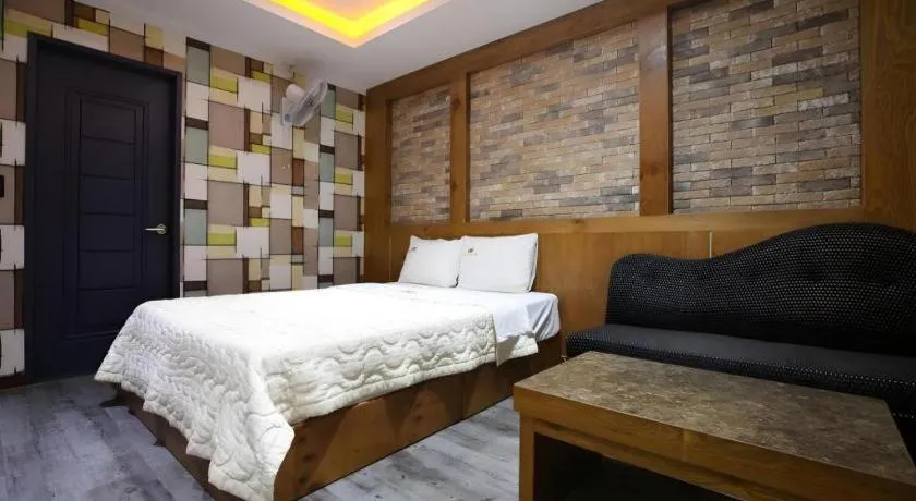 Bed in Hotel Primo Daejeon