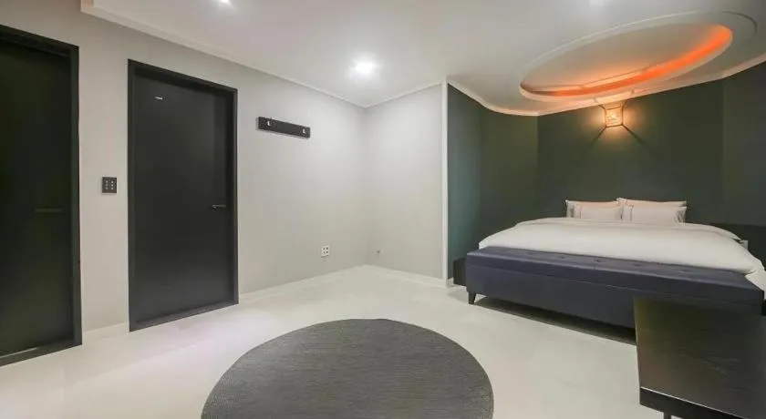 Bed in Hotel Primo Daejeon