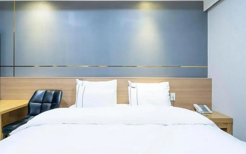 Bed in Hotel Primo Daejeon