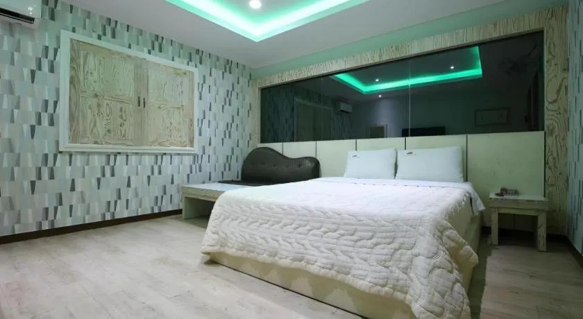 Bed in Hotel Primo Daejeon