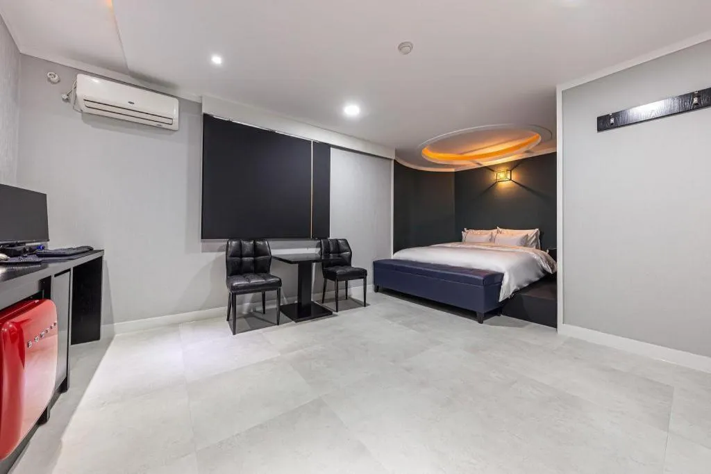 Bed in Hotel Primo Daejeon