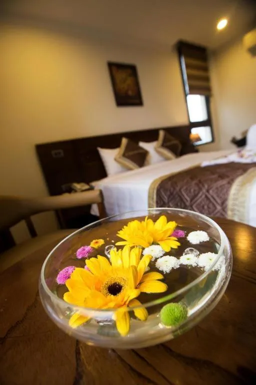 Bed in Grand Sea View Hotel