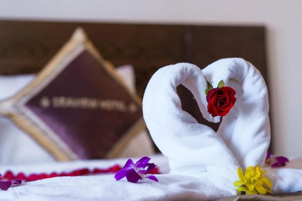 Bed in Grand Sea View Hotel