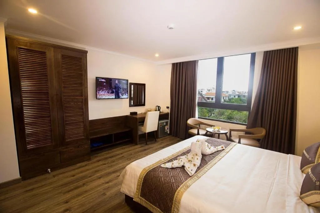 Bed in Grand Sea View Hotel