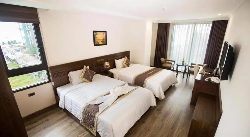 Bed in Grand Sea View Hotel