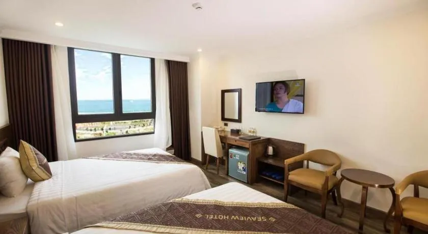 Bed in Grand Sea View Hotel