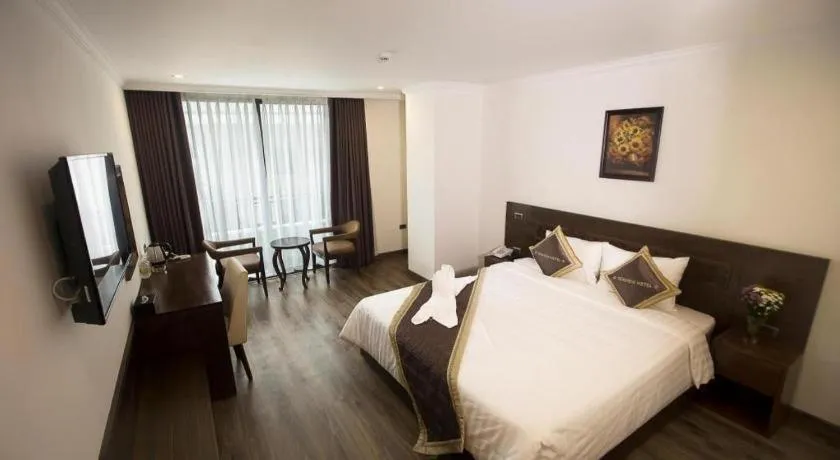 Bed in Grand Sea View Hotel