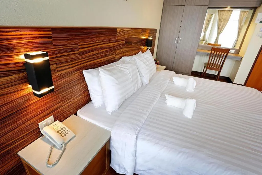 Bed in GreenView Boutique Hotel