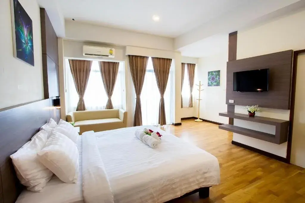 Bed in GreenView Boutique Hotel Bed in GreenView Boutique Hotel