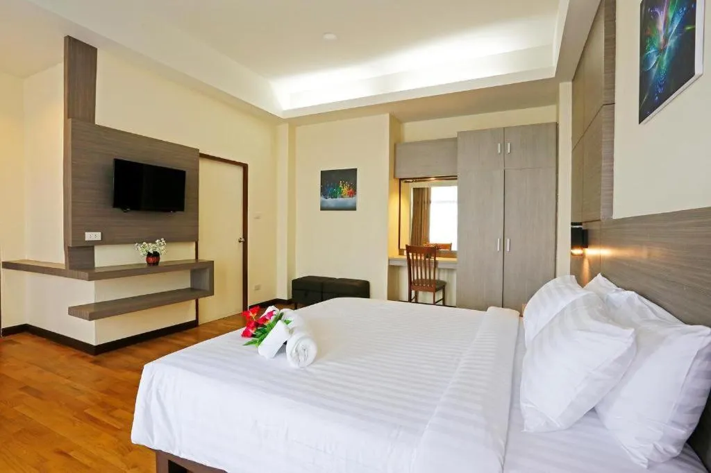 Bed in GreenView Boutique Hotel