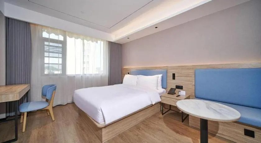 Bed in GreenTree Inn Hangzhou Linan Wanma Road Express Hotel