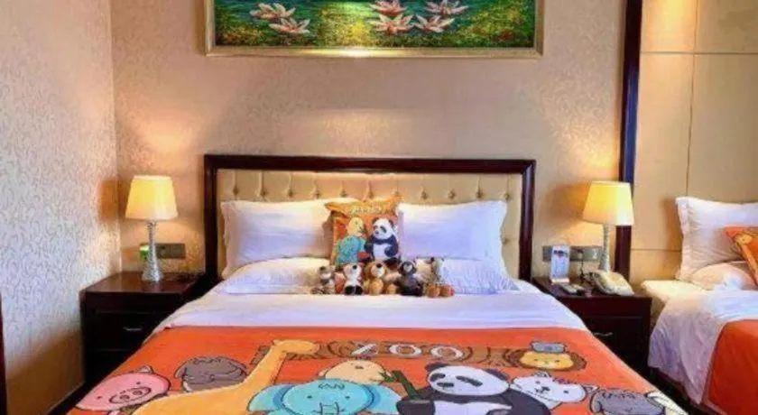 Bed in Taishan Bojue Hotel