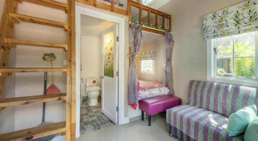 Bed in Greenview Resort