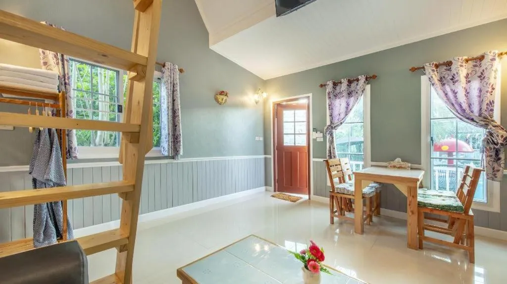 Bed in Greenview Resort