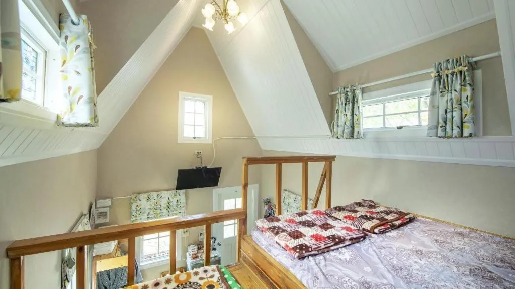 Bed in Greenview Resort