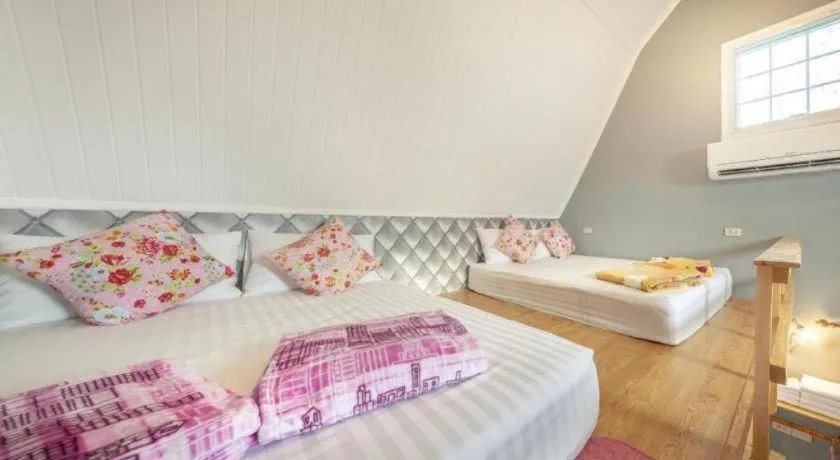 Bed in Greenview Resort