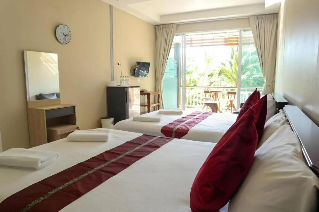 Bed in Baan Suan Aou Khai