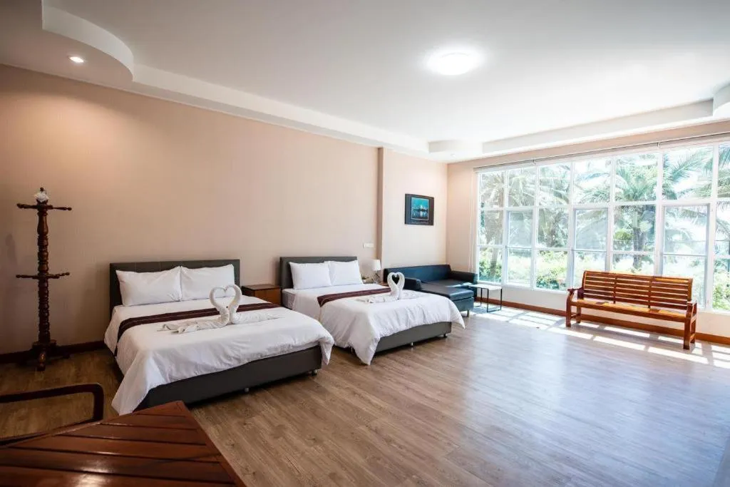 Bed in Baan Suan Aou Khai