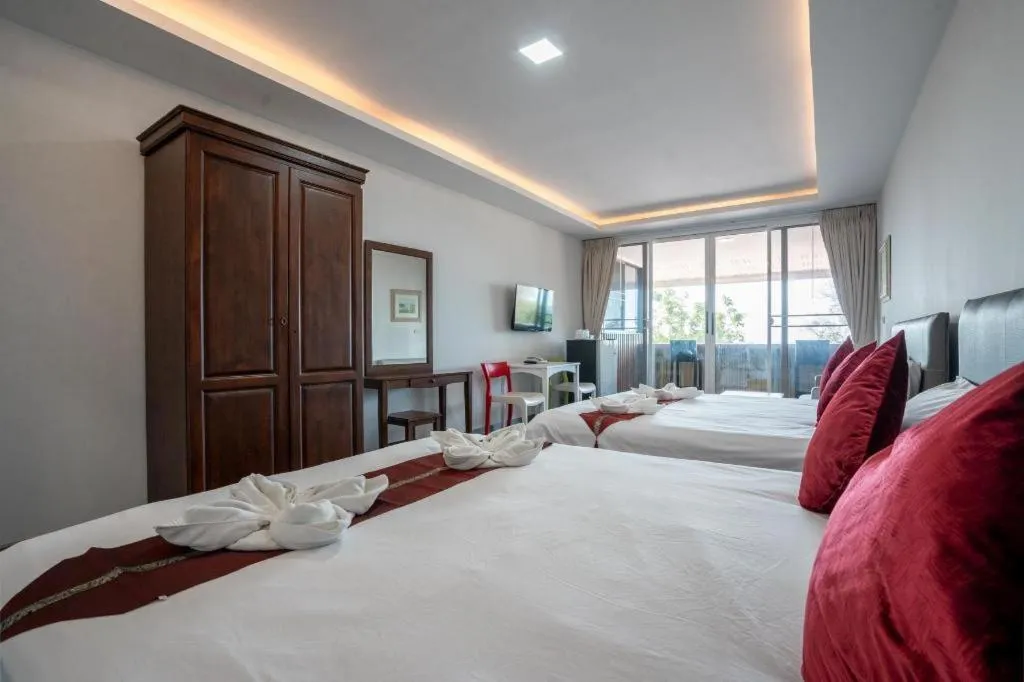 Bed in Baan Suan Aou Khai