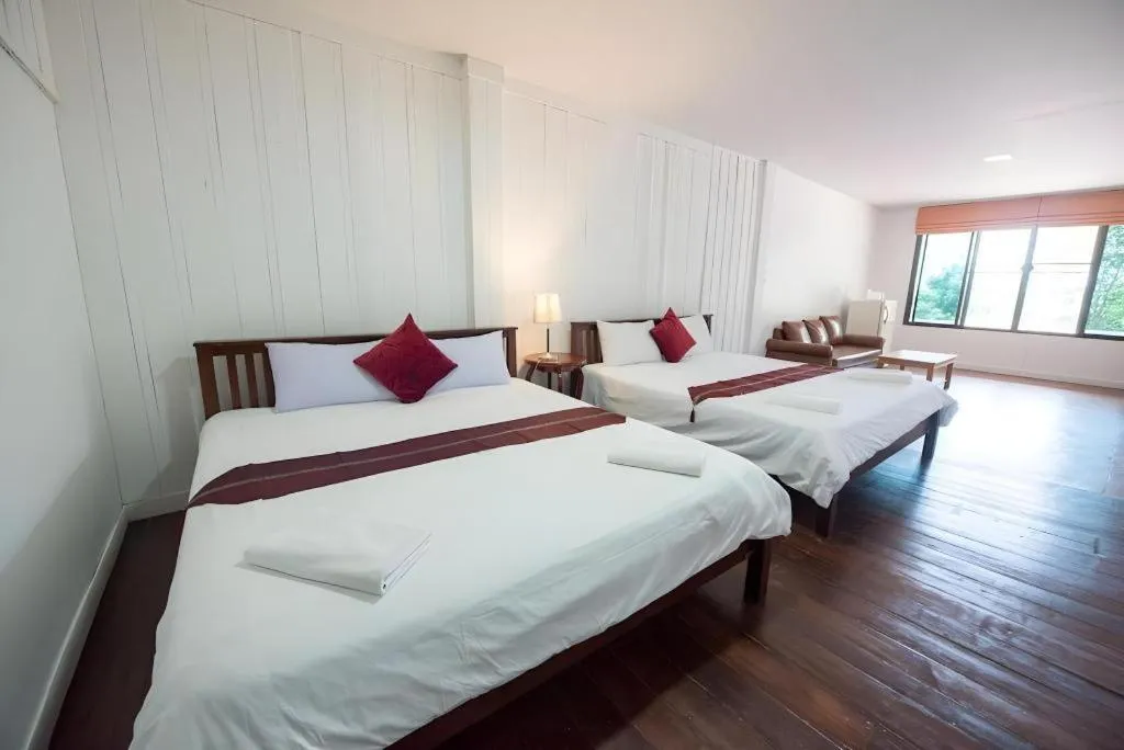 Bed in Baan Suan Aou Khai