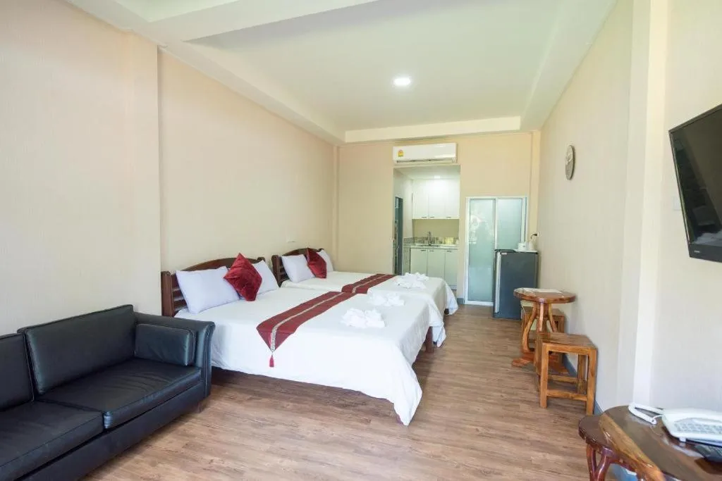 Bed in Baan Suan Aou Khai