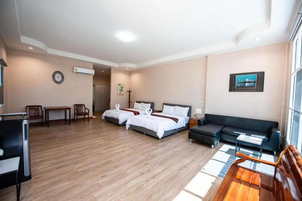 Bed in Baan Suan Aou Khai