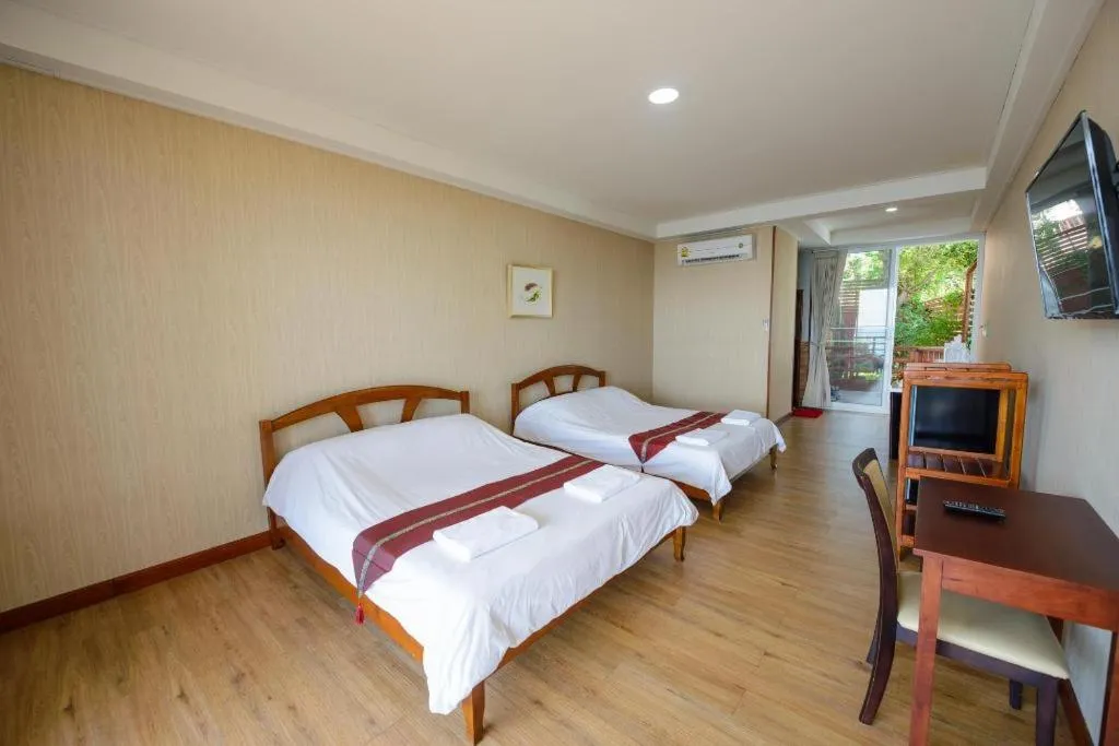 Bed in Baan Suan Aou Khai