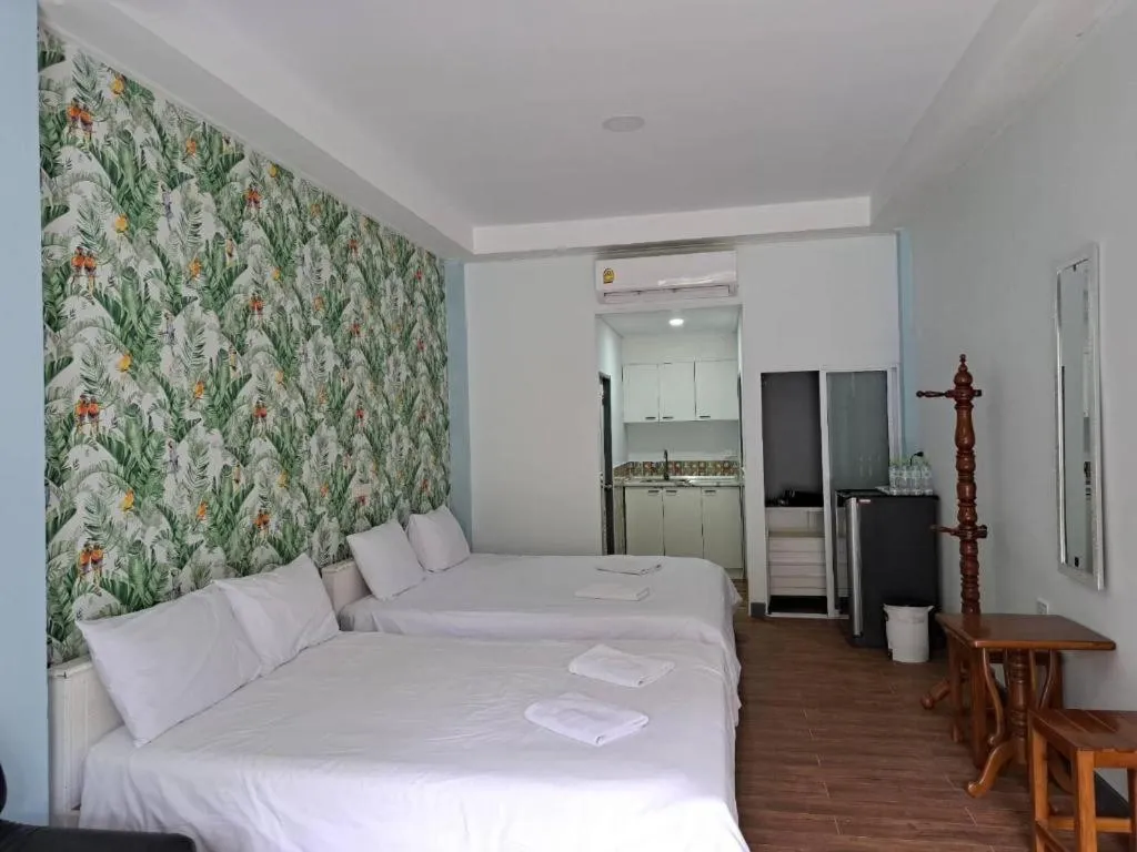 Bed in Baan Suan Aou Khai