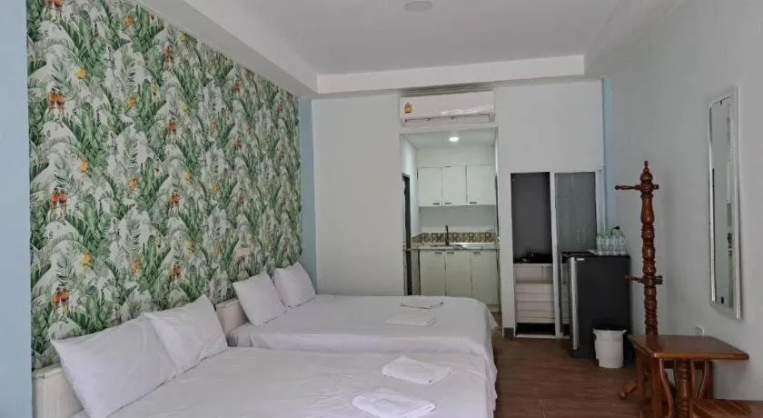 Bed in Baan Suan Aou Khai